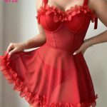 قميص دلع قصير - كود 4718