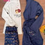 بيجامه بالروب حريمي - كود 5203