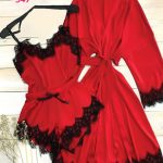 طقم هوت شورت بالروب - كود 547