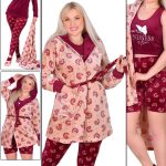 ترنج 3 قطع بالروب حريمي - كود 550