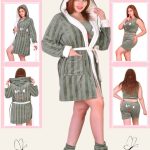 روب 4 قطع شتوي حريمي - كود 556