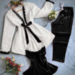 طقم ثلاث قطع أنيق بالروب - كود 5686