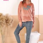 بيجامة شتوي مطبوعة - كود 6005