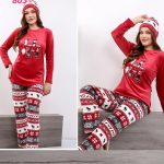 بيجامه قطيفه حريمي - كود 805