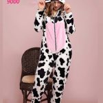 جمبسوت شتوي بنقشة بقرة - كود 9000