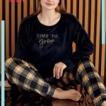 بيجامه شتوي حريمي - كود 9014