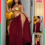 بدله رقص مثيره حريمي - كود V05