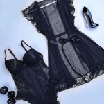 طقم لانجري شفاف - كود 0177