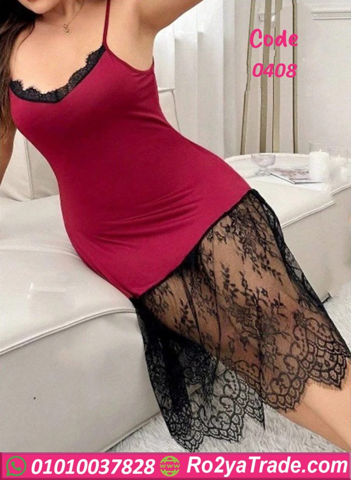 قميص للنوم طويل - كود 0408