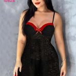 لانجري حريمي دانتيل قصير - كود 10828