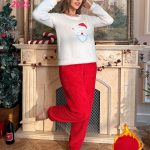 بيجامة شتوي فرو حريمي - كود 2025