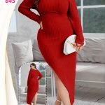 فستان أنيق شتوي - كود 645