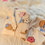 بجامه حريمي شتوي للعروسه - كود 9007