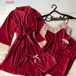 طقم مخملي فاخر - كود S100