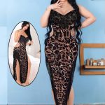 قميص نوم تايجر طويل مثير - كود 017