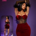 دريس قصير قطيفه - كود 1066