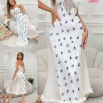 قميص نوم طويل للعرايس - كود 2303