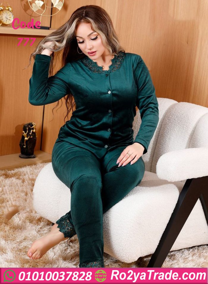 بيجامه شتوي حريمي للعرايس - كود 777