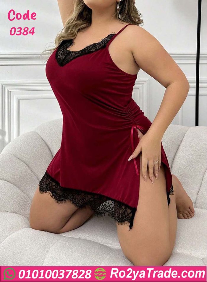 قميص نوم قصير سكس - كود 0384