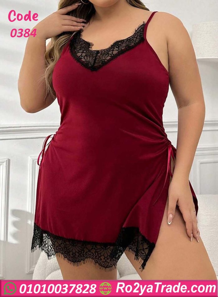 قميص نوم قصير سكس - كود 0384