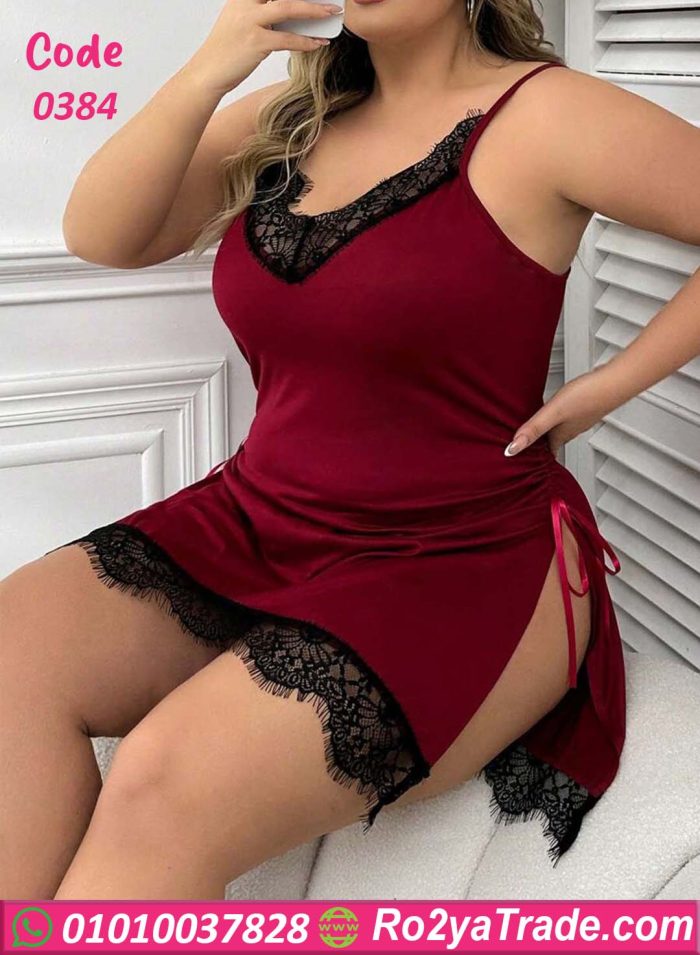 قميص نوم قصير سكس - كود 0384
