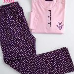 طقم حريمي بنقشة زهور - 10325