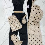 طقم بيجامة شتوي مع روب - 10441