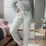 طقم بيجامة شتوي قطيفة - 3664