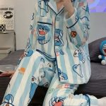 طقم بيجامة شتوي قطيفة - 5672