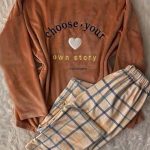 طقم مخملي فاخر - 9076