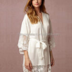 قميص نوم ابيض للدخله - كود 0060