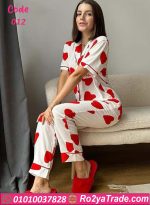 بيجامه حريمي زراير - كود 012