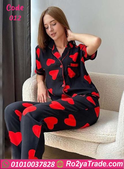 بيجامه حريمي زراير - كود 012