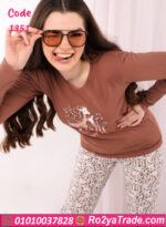 بيجامة حريمي مريحة - كود 1351