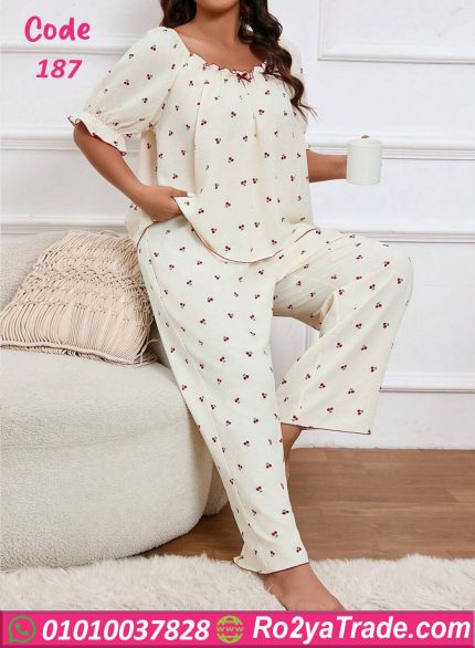 بيجامه قطعتين للعرايس -كود 187
