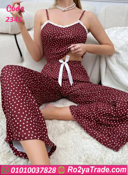طقم بنطلون وبلوزة حماله أنيق - كود 2345