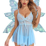 قميص نوم شفاف قصير - كود 29