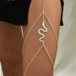 ديكور الفخذ سلسلة الأفعى للنساء - كود 4079