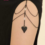 سلسلة الفخذ سحر القلب الحديد الموضة - كود 4101