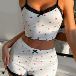 بيجامه شورت حريمي للعرايس - كود 4956