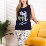 بيجامه نسائي برمودا وكت للعرايس - كود 6007