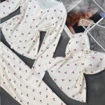 بيجامة حريمي بطبعة كرز - كود 656