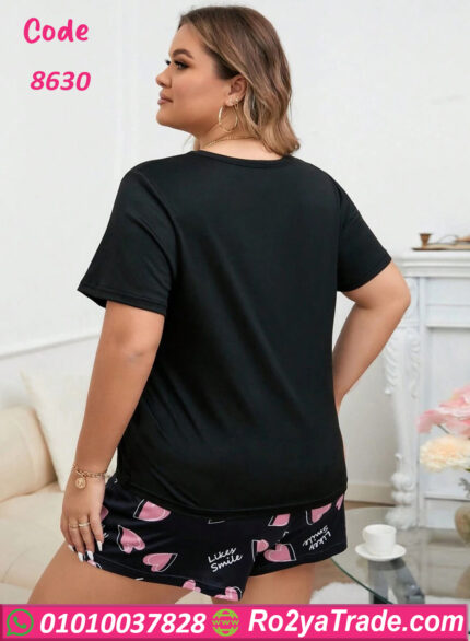 بيجامه شورت نسائيه - كود 8630