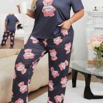 بيجامة حريمي بطبعة دباديب -كود 965