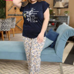 طقم بيج حريمي نص كم - كود k807