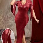 عبايه مجسمه مثيره للعرايس - كود 10878