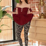 بيجامه قطعتين للعرايس - كود 2011