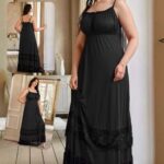 قميص للنوم طويل دلع - كود 2061