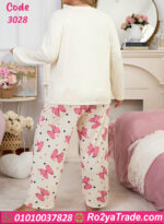 بيجامة حريمي فيونكات أنيقة - كود 3028
