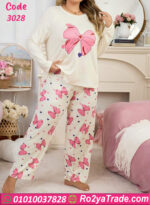 بيجامة حريمي فيونكات أنيقة - كود 3028